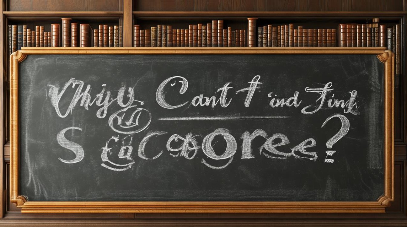 为什么查不到分数? 为什么查不到分数?