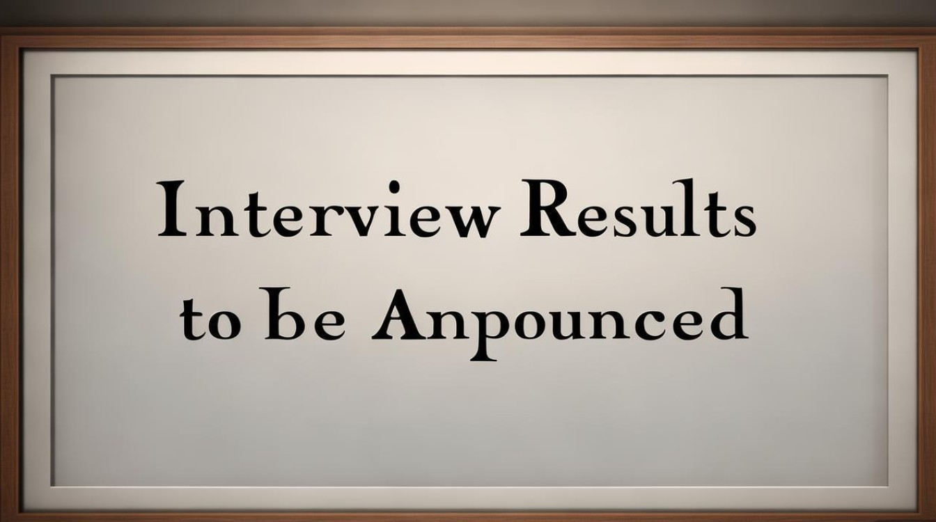 面试成绩何时公布？