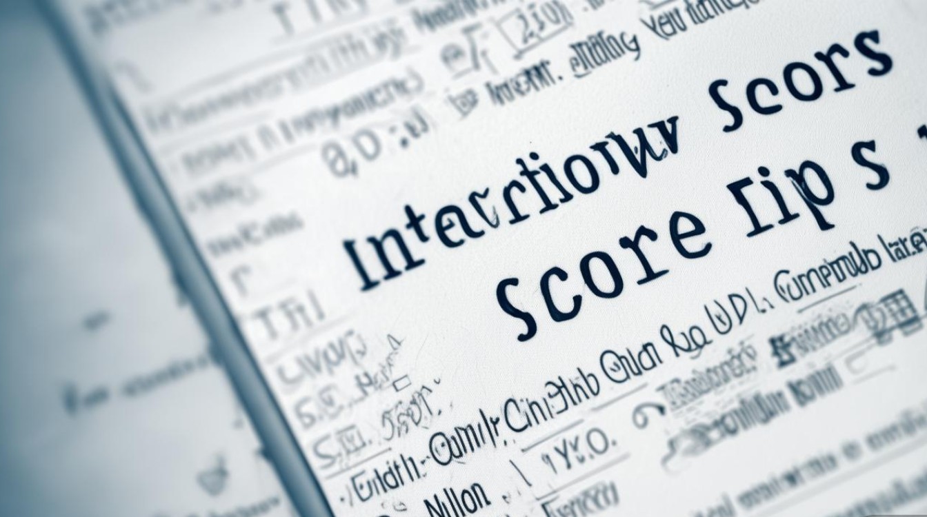 面试高分技巧有哪些？