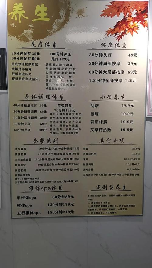 哪些店需要按摩