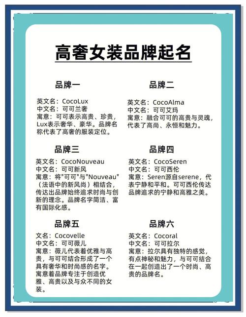 女装有哪些高档品牌