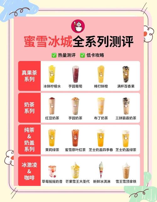 蜜月冰城哪些好喝