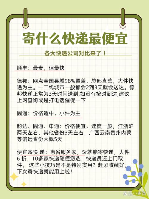 快递公司能有哪些