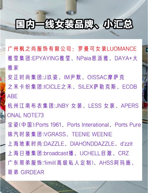 女装类别有哪些