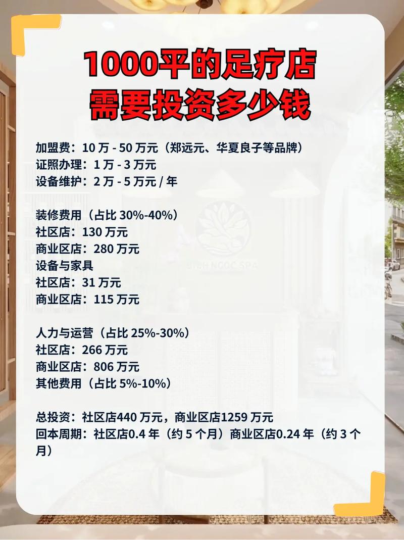 足浴成本有哪些