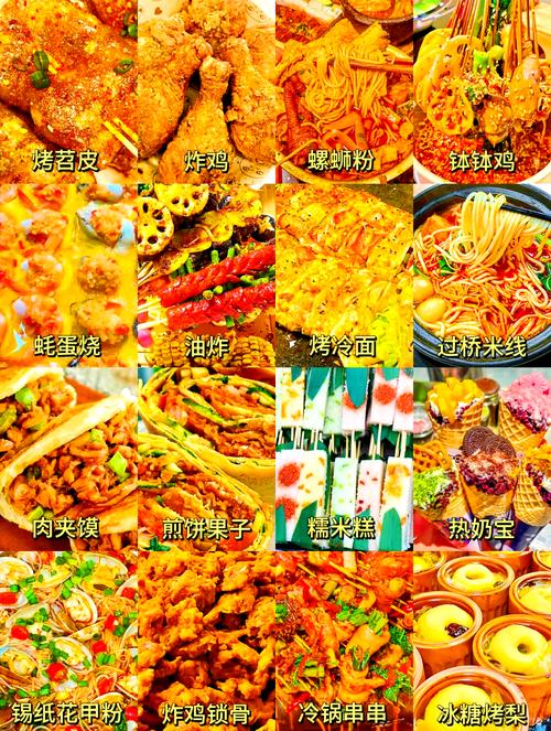 哪些分类的小吃