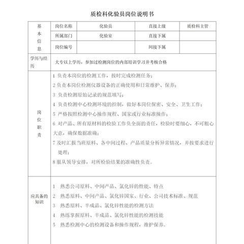 工地施工岗位职责