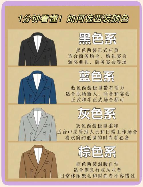 西服颜色有哪些