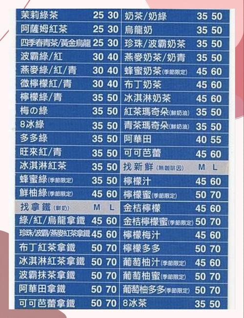 台湾奶茶都有哪些
