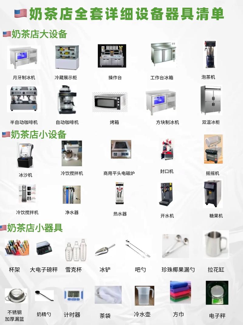 奶茶设备都有哪些