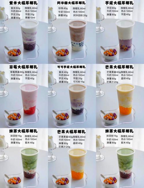 奶茶产品有哪些