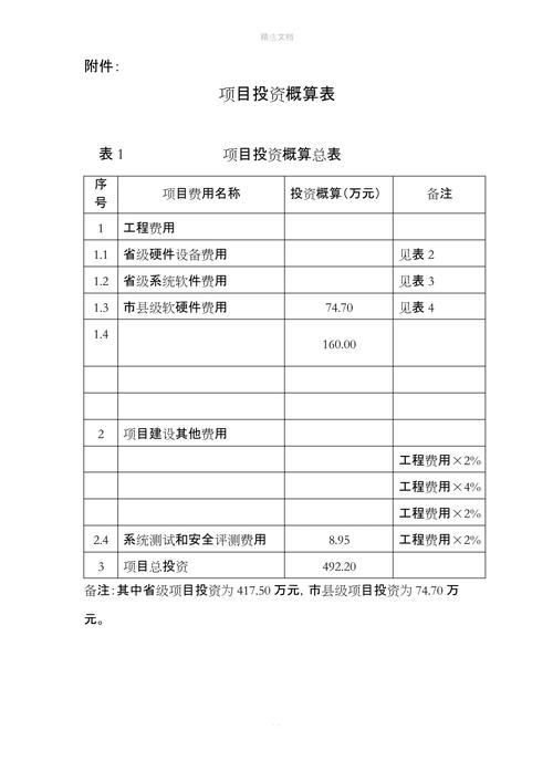 哪些是投资项目