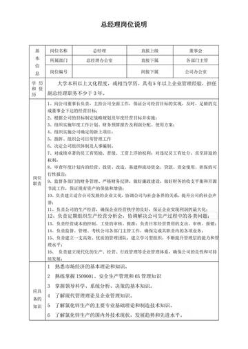 酿造部长岗位职责核心职责有哪些？