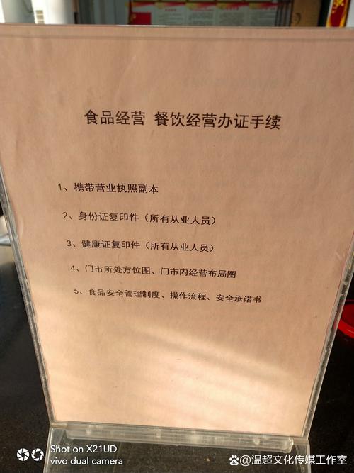 开一家面馆需要哪些证